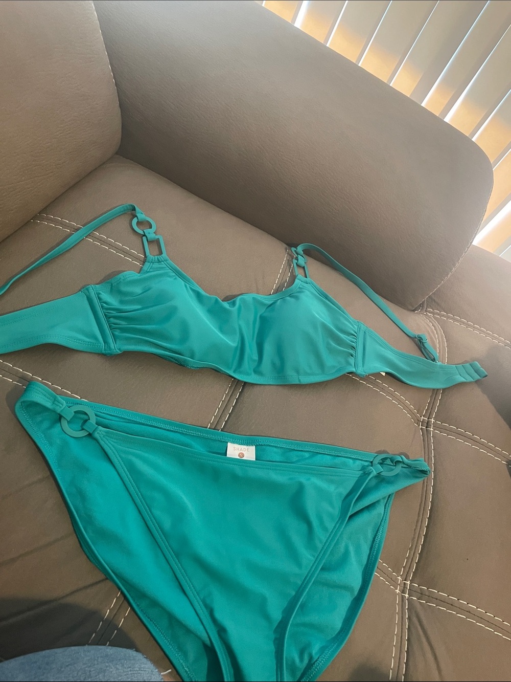 Women’s Green Two-Piece Bikini Swimsuit